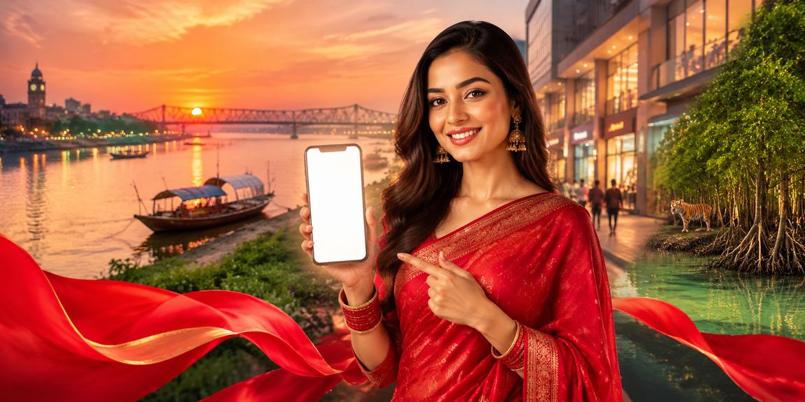 সুন্দরবন ক্যাসিনো মোবাইল অ্যাপ ইন্টারফেস দেখানো হয়েছে
